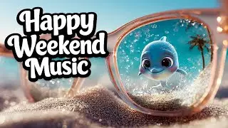 Happy Weekend Music 🕶️🐬 Tropical Instrumental for Reading & Calm Energy • Tiny Dolphin Drift