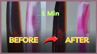 How to Clean a Comb easily in 1 min | ManasaRaj Vlogs