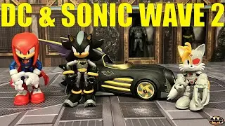 Jakks Pacific DC & Sonic Wave 2 Knuckles As Superman Shadow As Batman Tails As Cyborg Figure Review