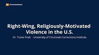 LIVE: Right-Wing, Religiously-Motivated Violence in the U.S.