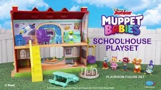 Muppet Babies School House Playset and Muppet Babies Collector Figure Set