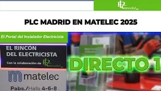&iexcl;PLC Madrid est&aacute; emitiendo en directo desde Matelec! Taller el&eacute;ctrico veh&iacute;culo el&eacute;ctrico y tierras