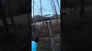 Cross this terrifying rickety bridge with me
