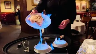 Chateaubriand and Baked Alaska at The Derby, Arcadia, California