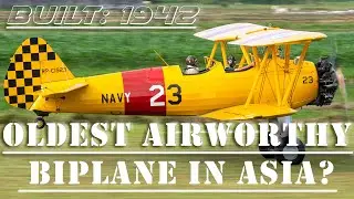 Oldest Flying Biplane in Asia? | Boeing-Stearman PT-13 | RP-C1923 | Woodland Airpark