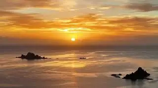 Ocean Sunrise Calm Music | Relax, Study, Sleep | 12 Minutes of Serenity 