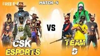 CSK JAY AND KUMAR VS TEAM D BEST 4 VS 4 CALSH SQUAD CUSTOM MATCH 🔥 || CSK JAY VS D ARYAN 🔥