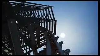 Dollywood Lightning Rod recreation in planet coaster