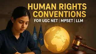  International Human Rights Conventions(MPSET Law,UGC NET, Entrance)#LawMpset #UGCNET#humanrights 