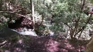 Vanhook Falls Hike! Lotsa Streams and Waterfalls.