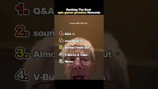 Ranking Funniest epic gamer grandma Moments | #funny #shorts #ranking