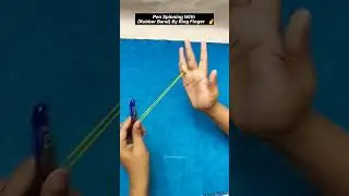 Rubber band pen spinning tutorial trick 😊 #techcrasher #techcrashershorts tech
