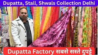 Cheapest Dupatta Wholesale Market in Delhi | Gandhi Nagar | Delhi Dupatta Manufacturer