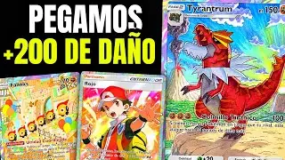 &iexcl;PEGAMOS +200 DE DA&Ntilde;O! 😱 Tyrantrum se SALE de control en Pok&eacute;mon TCG Pocket