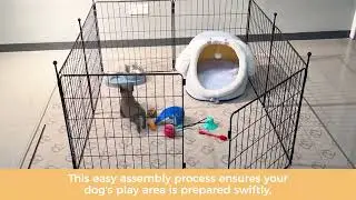 FXW MiniPaws Playpen | Easy Setup for Puppies & Small Dogs