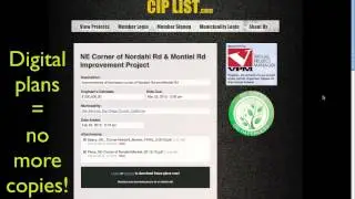 CIPLIST.com - Free web-based project bidding