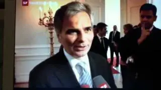 Faymann und Calmy-Rey lachen gegen die Atom-Lobby