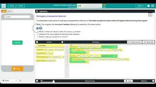 Code.org Event-Driven Programming Lesson 2 #3