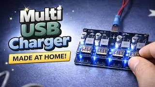 How to Make a Multi USB Charging Station at Home | DIY Electronics