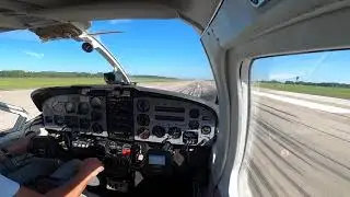 Cessna Skymaster C337 - cockpit view
