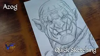Draw Azog The Defiler | The Pale Orc Sketch | V FACreator