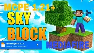 Sky-block for Minecraft 1.21+!|MCPE Sky block map|