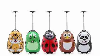 ZOOLITTLE Kids suitcase + Backpack Set