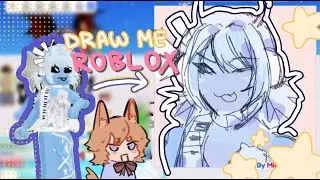 Drawing People in DRAW ME ROBLOX