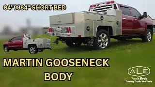 Martin Aluminum Gooseneck Service Body on Chevy Pickup Delete | Short Bed Install