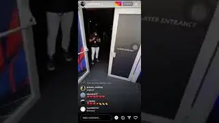Rogerfederer instagram live just before his last match with nadal