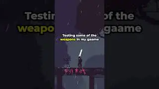 Testing some of the WEAPONS in my Solo Indie Game #shorts