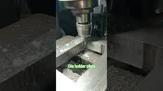 Simple how to engrave at Milling machine🥰 #msplate #baseplate #dieholder