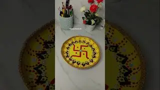 Pooja Thali Decoration At Home 🤩 || HOW\NTO DECORATE PUJA THALI #diy