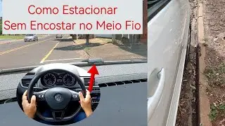 Como Estacionar Sem Encostar no Meio Fio #autoescolaonline #autoescola #dirigir #provadetran #cnh