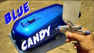 Repaint Tangki Biru candy