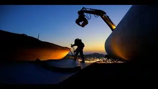 Absoludrones pour Coverwind - D&eacute;montage d'&eacute;oliennes - Recyclage d'&eacute;oliennes