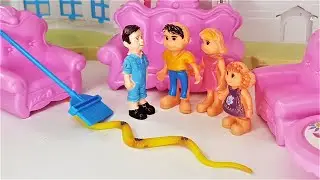 الحلقة 31 : ثعبان في الحديقة هيعض ملك | العاب لوكا وحمودي | عائلة حسام