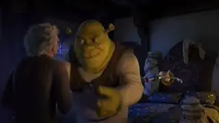 Shrek pinocho levitando platilla/tiktok