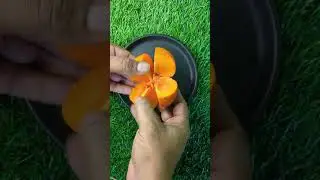 HOW TO EAT A PERSIMMON #shorts #fruits