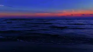 Night Ocean Sleep Background Sound | Relaxing Ocean Waves