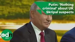 Putin: 'Nothing criminal' about UK Skripal suspects