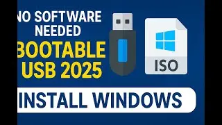 how to Make a Windows Bootable USB with CMD (No Software &ndash; 2025)