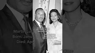 Martin Luther King Jr. & Coretta Scott King -Lovers❤️#martinlutherkingjr #corettascottking #fy #rip