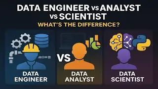Data Engineer vs Data Analyst vs Data Scientist