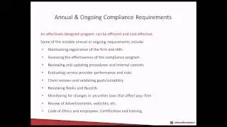 Designing An Effective Compliance Program When Going Independent As A Financial Advisor