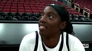 Louisville WBB Jazmine Jones - Media Day 2019