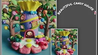 DIY** Beautiful  Candy House Made From Bottle 🍬🏠#@AestheticCrafts9918 #diy #homedecor #artandcraft