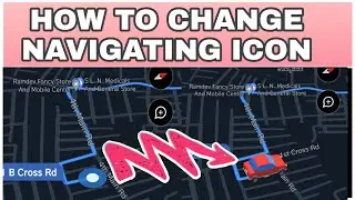 HOW TO CHANGE NAVIGATION ICON   IN GOOGLE MAPS# CHANGE NAVIGATION ICON # GOOGLE MAPS