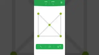 1 LINE - one - stroke puzzle game - Stage 1 to 5 of Level 1 _ Gameplay #Shorts