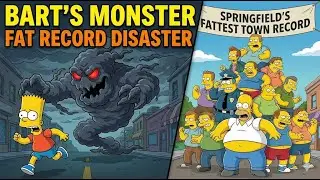 Simpsons Funny Moments | Bart's Guilt Monster & Springfield's Fat Record